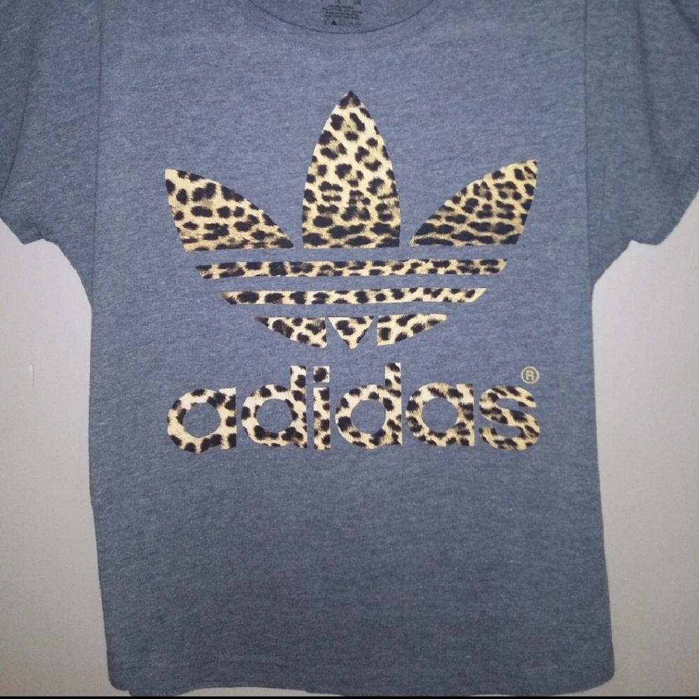 Adidas originals leopard trefoil shirt